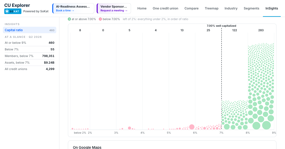 InSights: capital ratio: preview of the interactive view